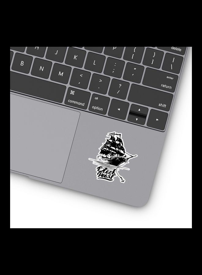 RKN Pirates Of The Caribbean Vintage Ship Stickers - Image 2