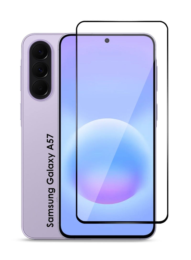 S-TOP Samsung Galaxy A57 5G Screen Protector - Premium Full Screen Tempered Glass For Samsung Galaxy A57 , High Transparency, Delicate Touch, Anti-Explosion, Smooth Arc Edges, Easy Installation - Image 1