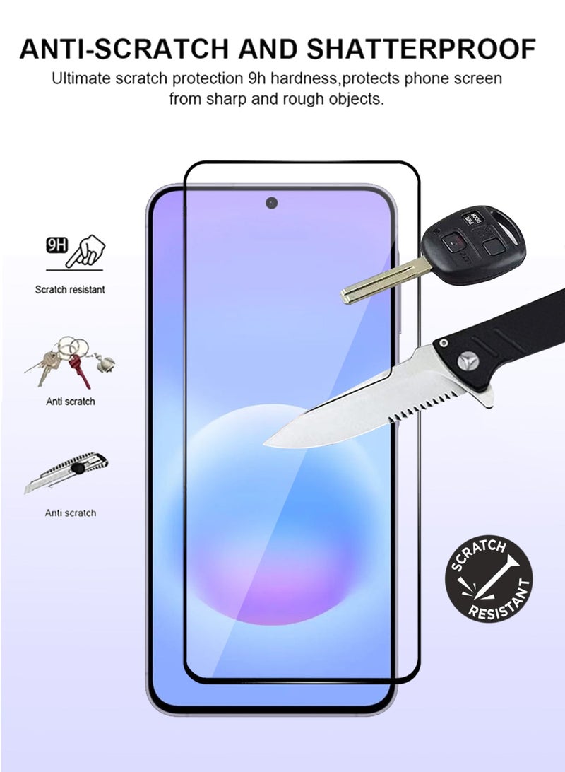 S-TOP Samsung Galaxy A57 5G Screen Protector - Premium Full Screen Tempered Glass For Samsung Galaxy A57 , High Transparency, Delicate Touch, Anti-Explosion, Smooth Arc Edges, Easy Installation - Image 2