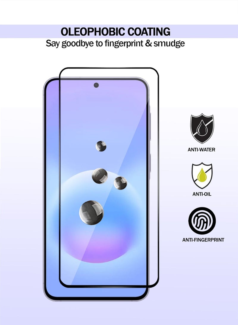 S-TOP Samsung Galaxy A57 5G Screen Protector - Premium Full Screen Tempered Glass For Samsung Galaxy A57 , High Transparency, Delicate Touch, Anti-Explosion, Smooth Arc Edges, Easy Installation - Image 3