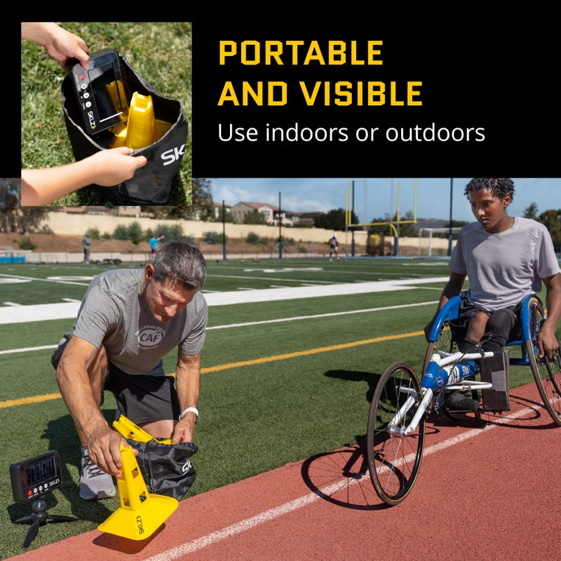 SKLZ Speed Gates for Sports and Athletic Speed Training, yellow - Image 3
