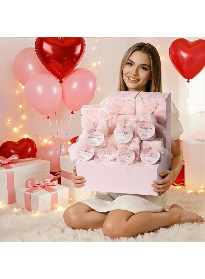 Qinline SPA Gifts for Women & Teen Girl – 10 PCS Mothers Day Birthday Gift Basket, Luxury Self Care Home Bath Set for Relaxing, Get Well Soon Care Package & Pampering Gifts for Her Friend Daughter Mom - Image 4