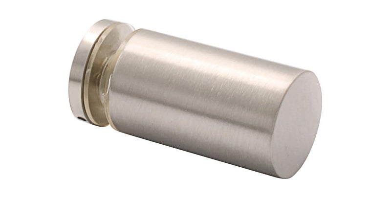 CRL Cylinder Style Brushed Nickel Finish Single-Sided Shower Door Knob - Image 3