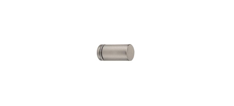 CRL Cylinder Style Brushed Nickel Finish Single-Sided Shower Door Knob - Image 5