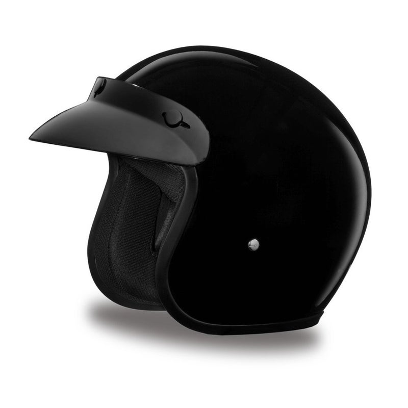 Daytona 3/4 Open Face Motorcycle Helmet - DOT Approved
