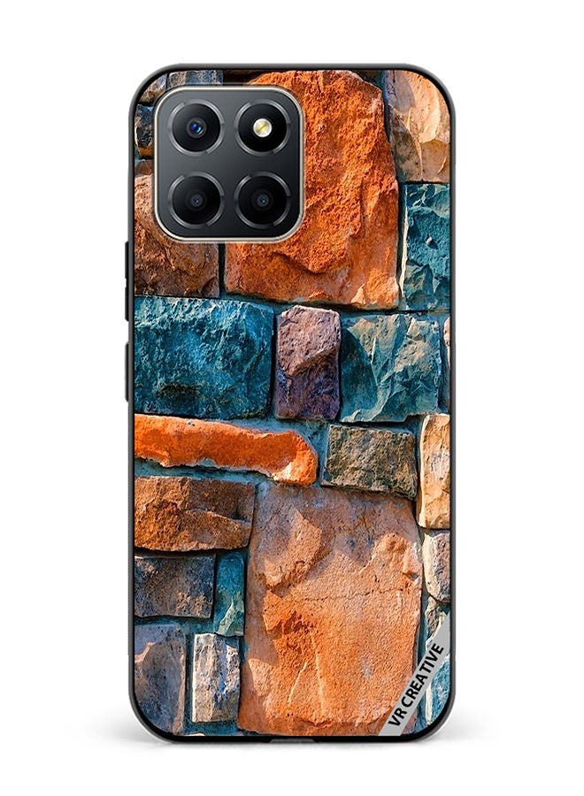 VR CREATIVE Protective Case Cover For Honor X6 Abstract Stone Design Multicolour - Image 1