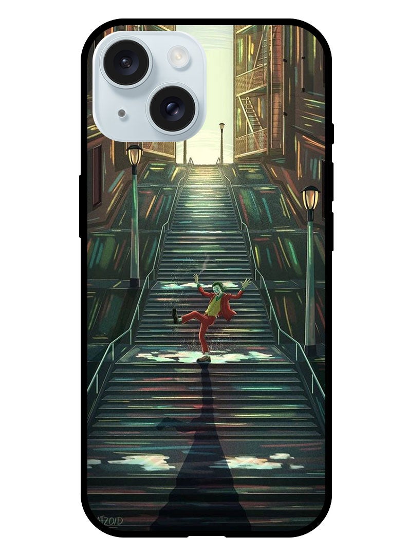 Theodor Protective Case Anti Scratch Shock Proof Bumper Cover For iPhone 15 Joker on stairs - Image 1