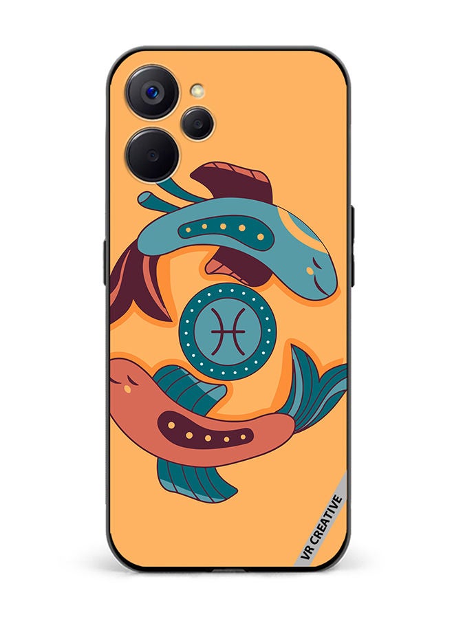 VR CREATIVE Protective Case Cover For Realme 10 5G Whale Zodiac Signs Design Multicolour - Image 1