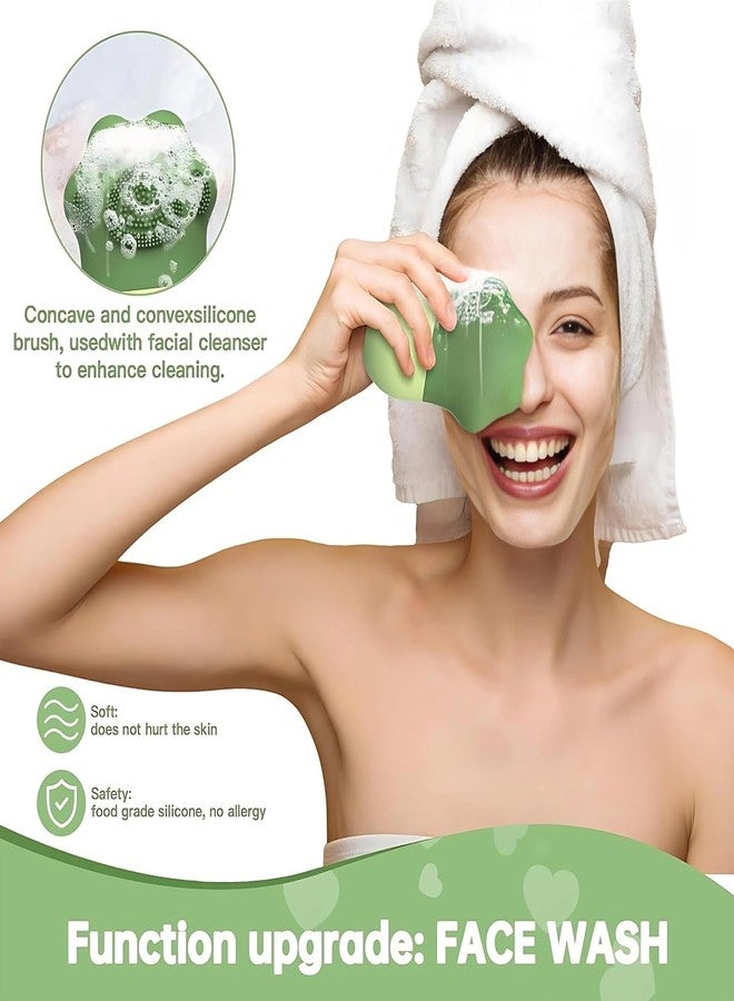 Episkey Ice Roller With Scrubber For Face Eyes and Neck To Brighten Skin & Enhance Your Natural Glow/Reusable Facial Treatment to Tighten & Tone Skin & De-Puff The Eye Area (GREEN-PRIMIUM) - Image 5