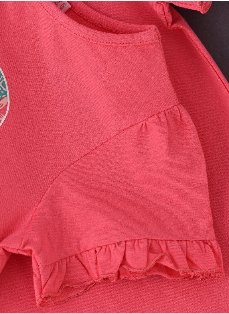 Jelliene Sunshine Squad: Girls' Comfy Cotton Tees Playful Prints & Summer Fun  - Image 4