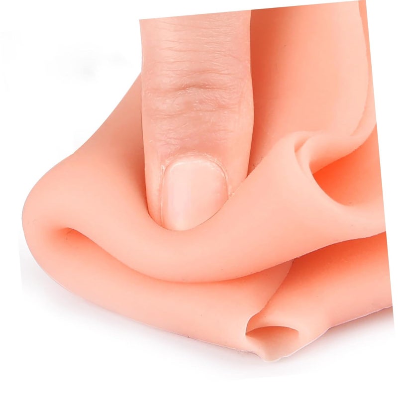Beavorty 2Pairs Bunion Corrective Sleeve Toe Spacers Metatarsal Pads for Foot Alignment Soft Flexible Design Nude for Bunion Relief and Comfort - Image 3
