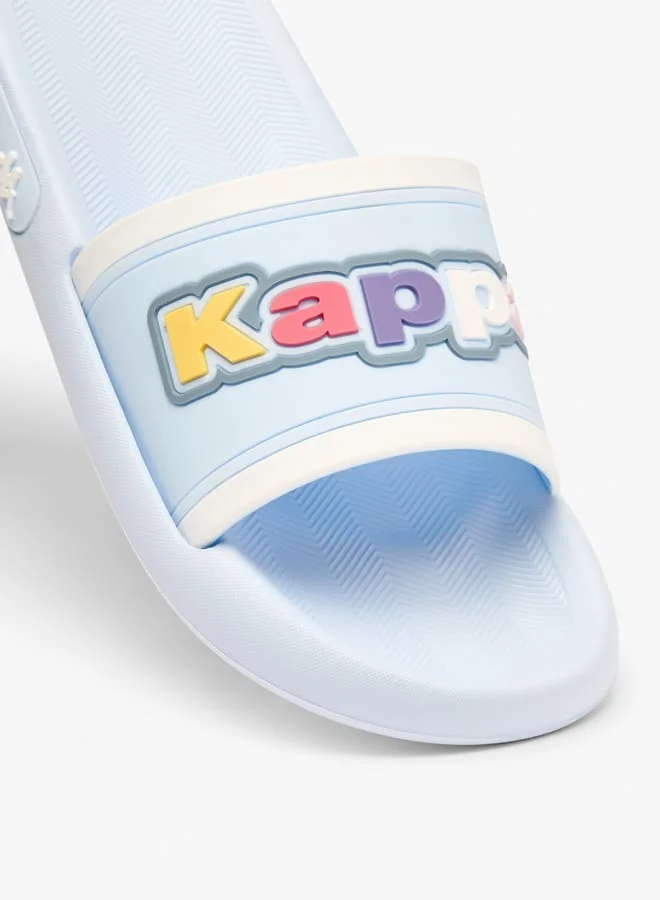 Kappa Girls Logo Applique Slip-On Slides