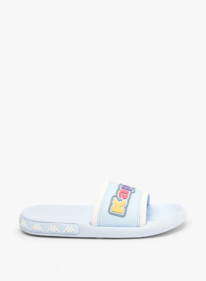 Kappa Girls Logo Applique Slip-On Slides