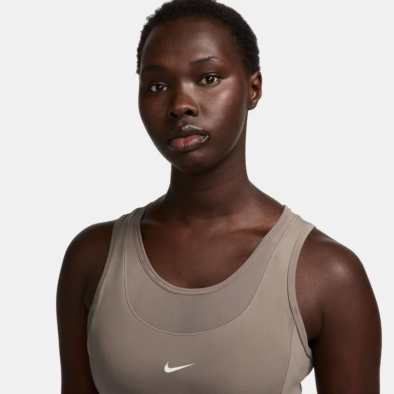 Nike Brown Women's Pro Dri-FIT Cropped Tank Top for Women | Best Price UAE