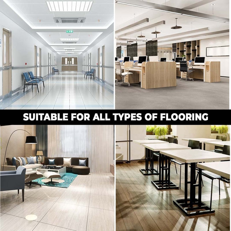 Kuber Industries Microfiber Floor Cleaner Mop Refill|Durable & Long Lasting |Extra Thick Microfiber For Deep Cleaning|Multi Utility Floor Cleaner Mop For Homes|Blue - Image 4