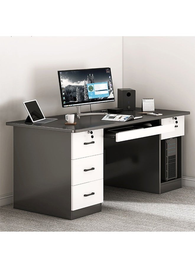 NKX Computer and Multifunction Table Home Office Workstation 120 CM with 3 Drawers  - Image 3