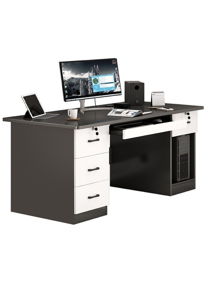 NKX Computer and Multifunction Table Home Office Workstation 120 CM with 3 Drawers  - Image 1