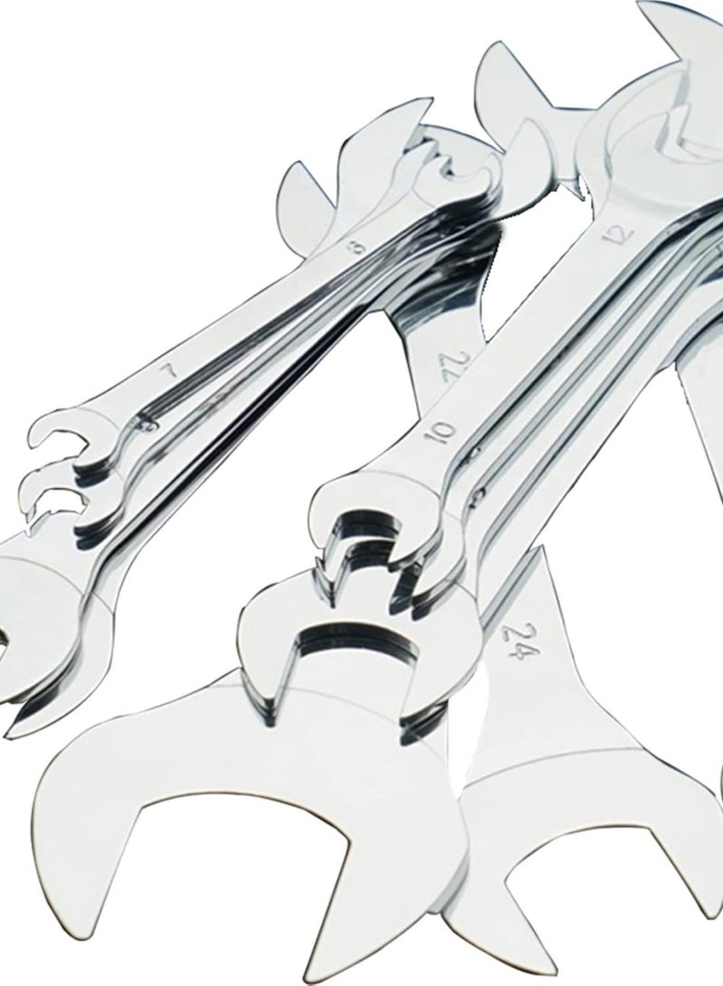 GGOOT Hardware Tools Home Improvement, Open-end Spanners Thin Open End Wrench Metric Car Bicycle Repair Tool Ultra Thin Double Ended 6mm*7mm  - Image 5