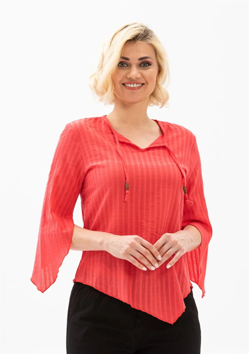 اليش شيل بيزي Rhodes Seekers Blouse Coral Mrcn