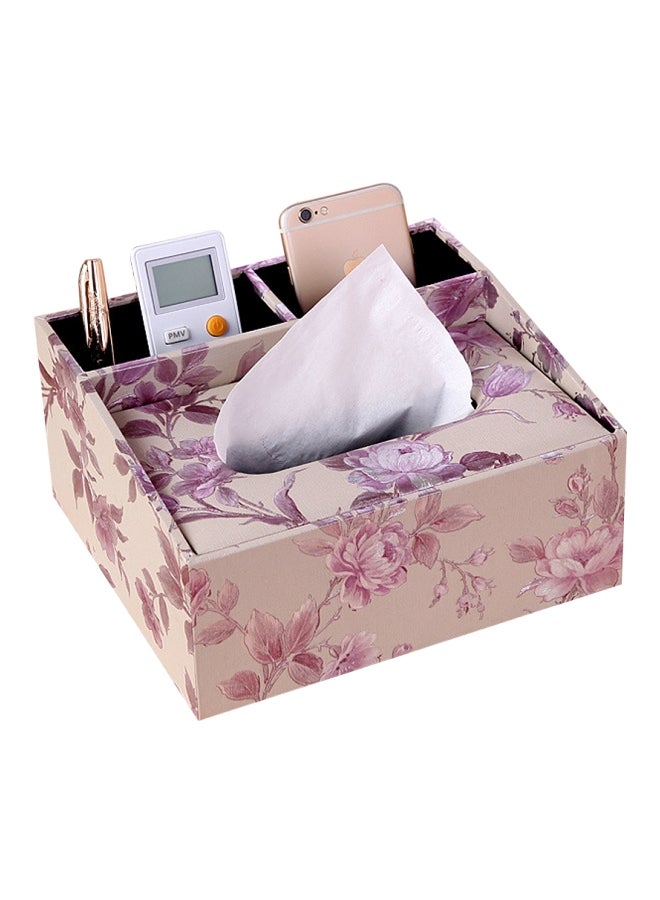 Sharpdo Tissue Paper Box Beige/Pink/Purple - Image 2