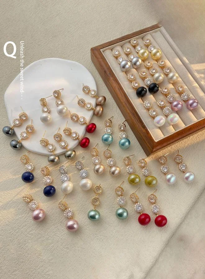 Take Two  Embellished Dangle Earrings for Women | Best Price UAE
