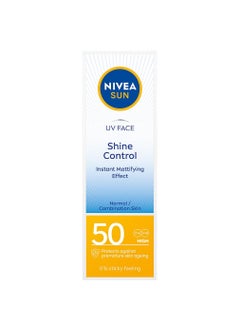 Nivea Nivea Sun UV Sunscreen Face Shine Control Cream for Mat Look SPF50, 50ml 