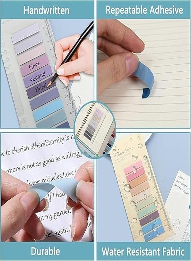 Dino's DINOS Sticky Note Tabs Index Flags - Self Adhesive Page Markers, Writable Repositionable Sticky Tabs for Books, Office Files, Study Notes, Planner & Documents (Multicolor) - Image 4