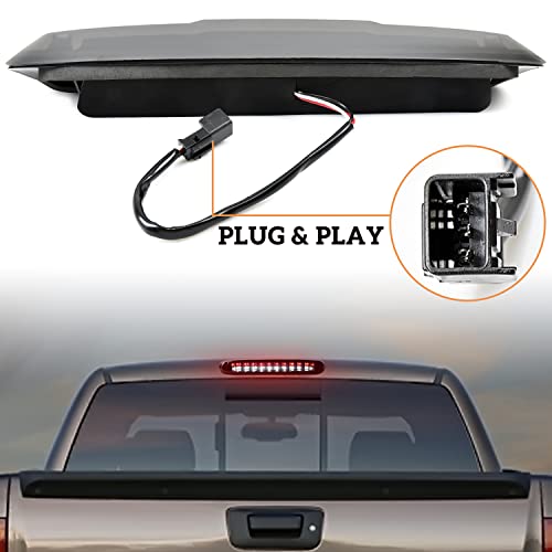 KEWISAUTO LED Third 3rd Brake Light for Silverado Sierra 07-14, LED Rear Center High Mount Stop Tail Lights Cab Roof Lamp for Chevy Silverado GMC Sierra 1500 2500HD 3500HD 2007-2014 Truck Accessories - Image 4