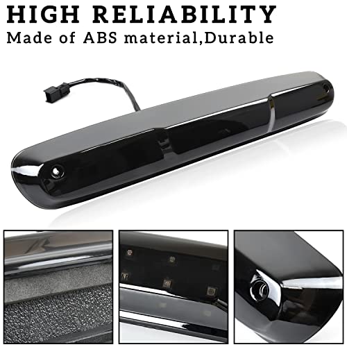 KEWISAUTO LED Third 3rd Brake Light for Silverado Sierra 07-14, LED Rear Center High Mount Stop Tail Lights Cab Roof Lamp for Chevy Silverado GMC Sierra 1500 2500HD 3500HD 2007-2014 Truck Accessories - Image 3