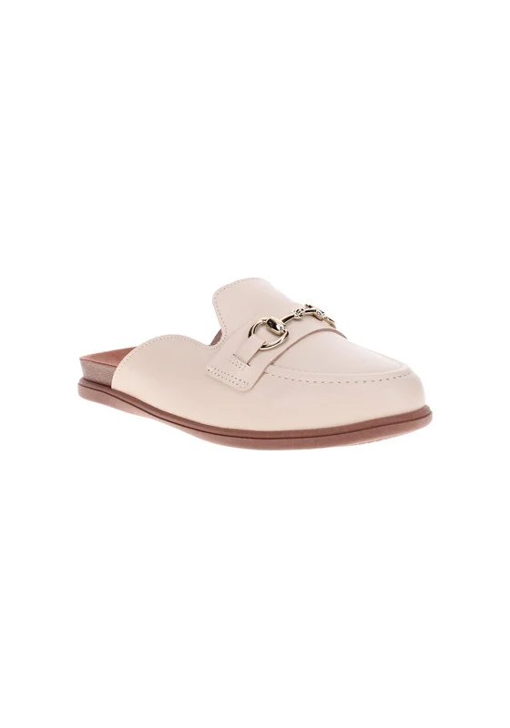 بيرا ريو Beira Rio Ladies Flat Sandals Cream | Made In Brazil