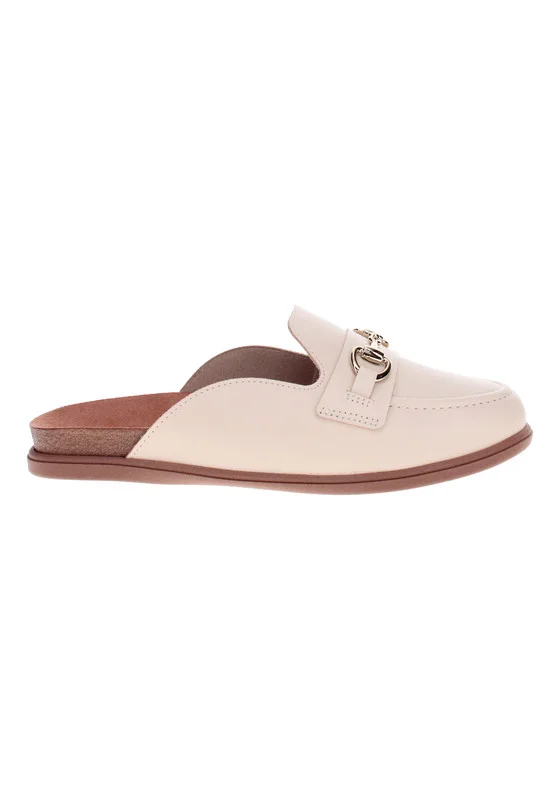 بيرا ريو Beira Rio Ladies Flat Sandals Cream | Made In Brazil