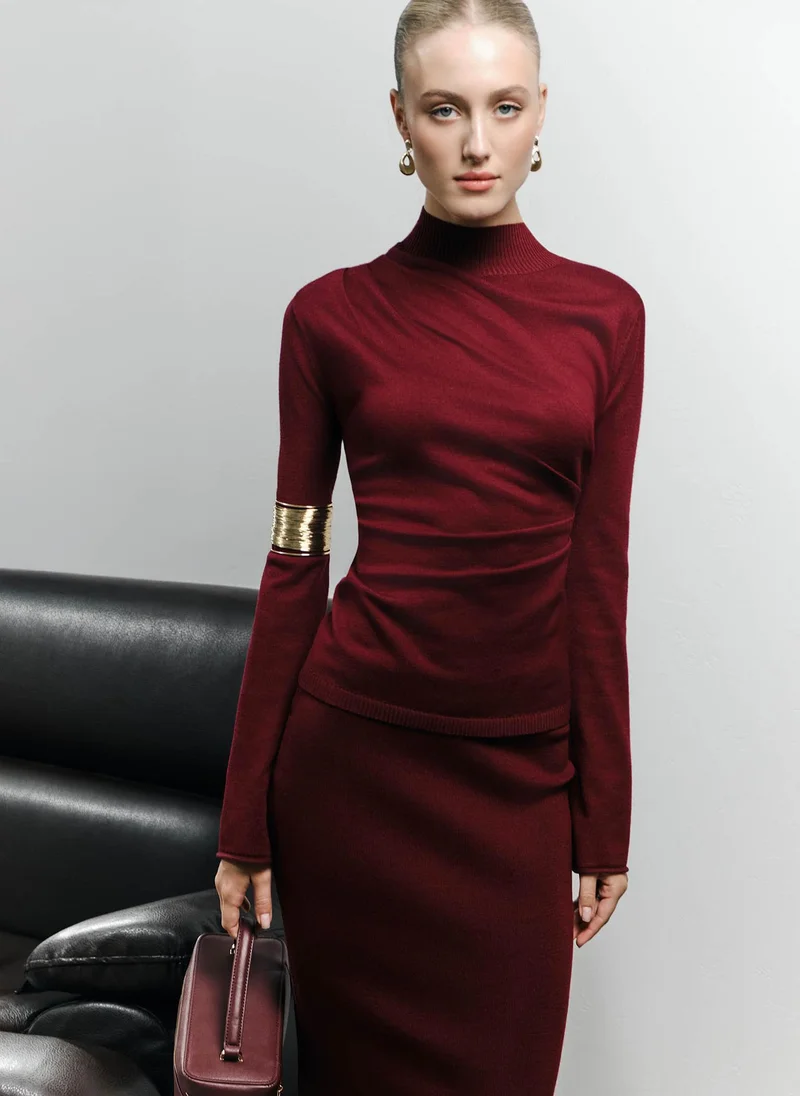 Lichi Knitted maxi skirt