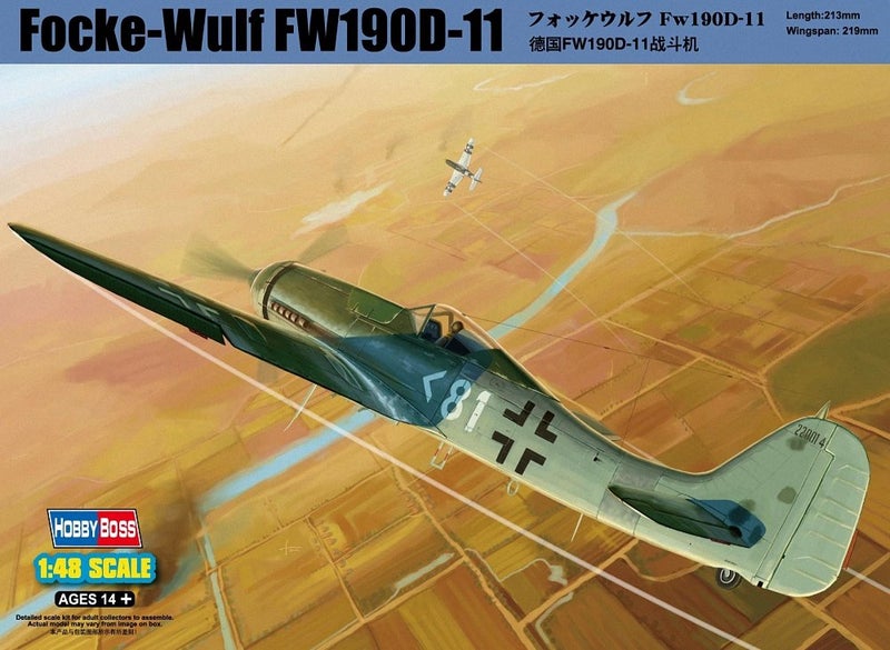 Hobby Boss Focke Wulf FW 190D11 Model Kit - Image 2