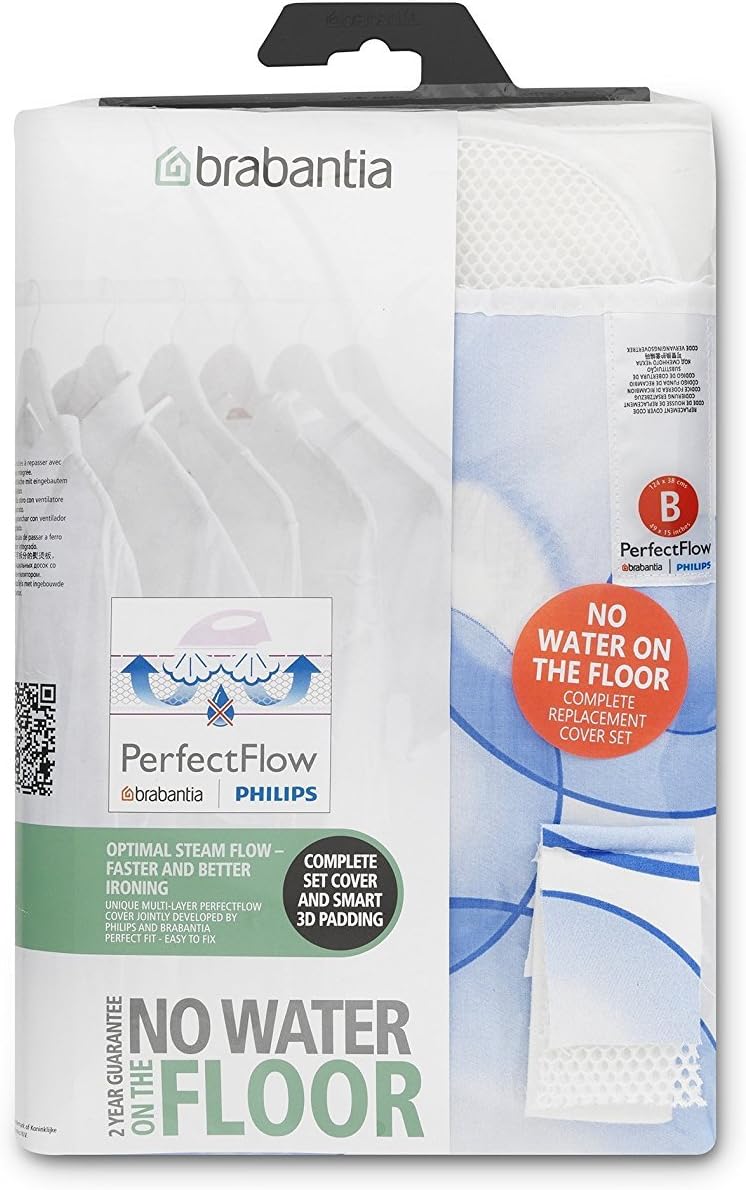 Brabantia Perfect Flow Bubbles Iron Board Cover, Size B (124 x 38 cm) - Image 2