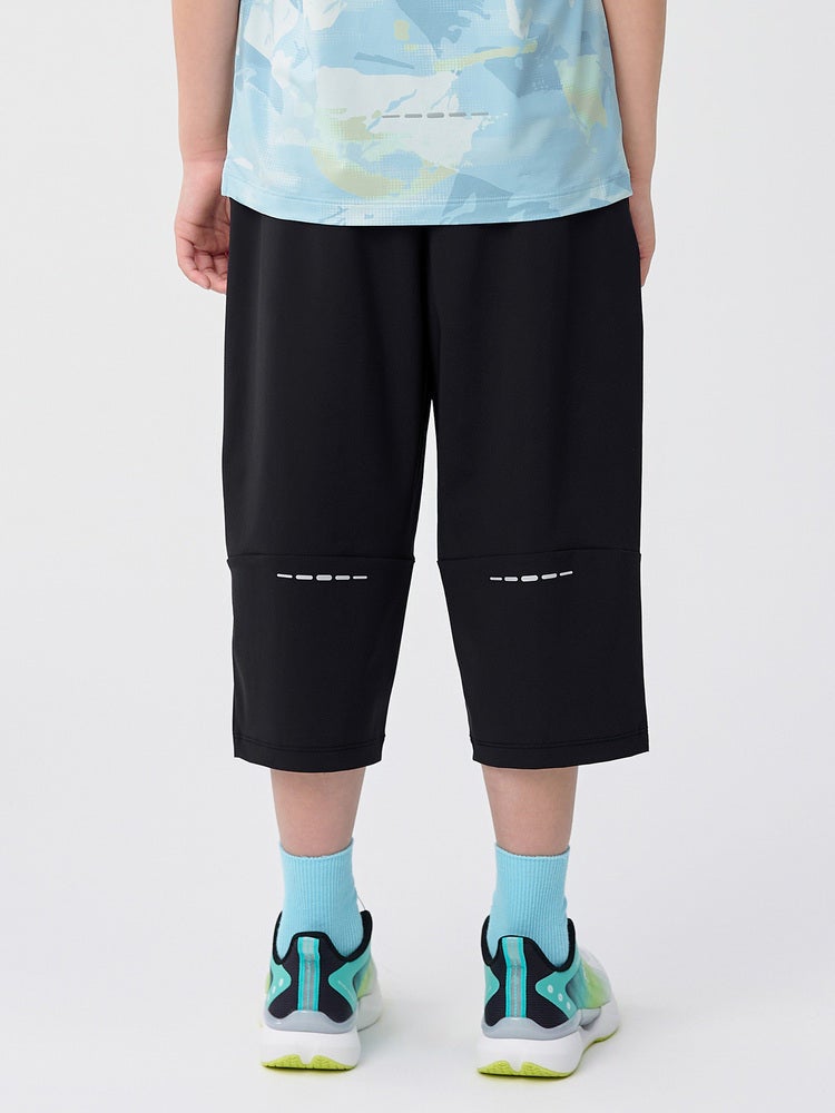 Balabala Boys' Casual Solid Color Mid-Length Pants - Image 3