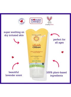 California Baby Calendula Cream | Lavender Scent | Soothing Baby Cream | Allergy Friendly | Plant-based | Soothes and Moisturizes Irritated, Dry Skin on Face and Body | 170g / 6oz  - Image 3