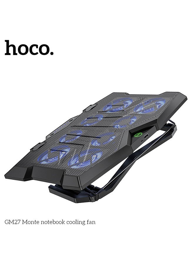 hoco. GM27 Monte Notebook Cooling Fan (Black)  - Image 5