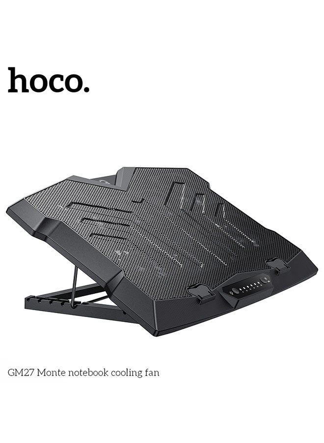 hoco. GM27 Monte Notebook Cooling Fan (Black)  - Image 3