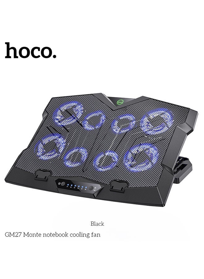hoco. GM27 Monte Notebook Cooling Fan (Black)  - Image 2