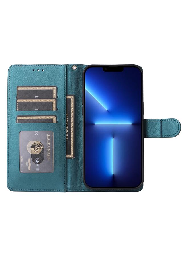 Zaboon Case For iPhone 13 Pro Max Diamond Lattice Leather Flip Phone Case - Image 4