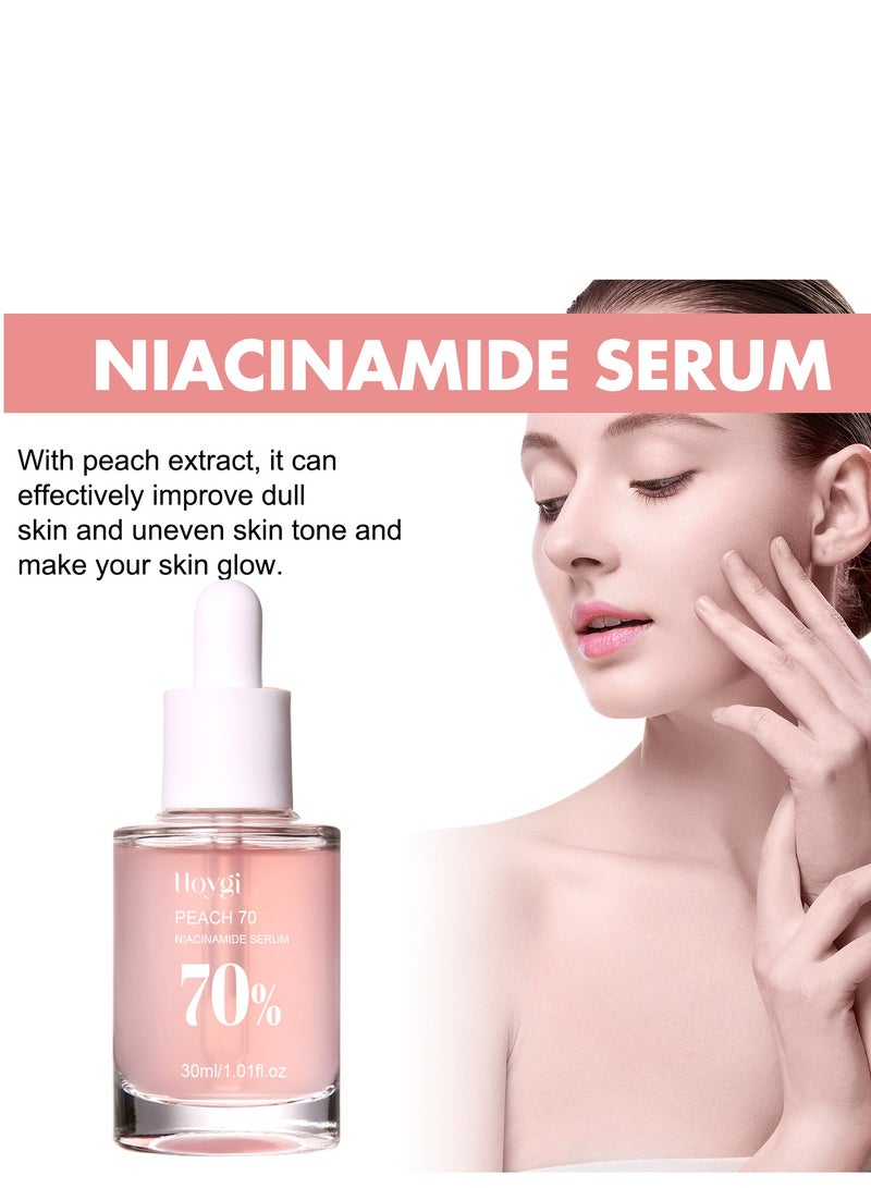 هويجي مستحضر هويجي نياسيناميد لشد البشرة وترطيبها وتقليل ظهور علامات حب الشباب والخطوط الدقيقة والبقع وتجديد البشرة وترطيبها وتبييضها 30 مل - Image 2