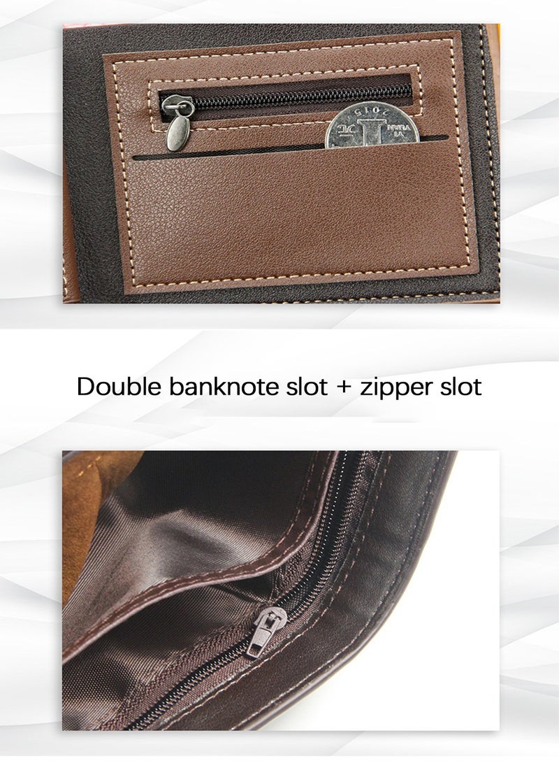 MenBense Classic Men's Business Wallet - Premium Leather Multi-Function Card Holder  - Image 4