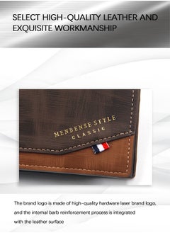 MenBense Classic Men's Business Wallet - Premium Leather Multi-Function Card Holder  - Image 2