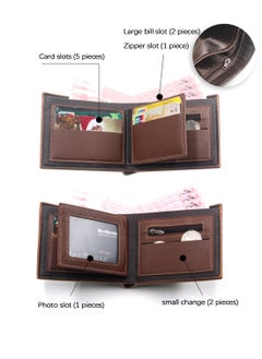 MenBense Classic Men's Business Wallet - Premium Leather Multi-Function Card Holder  - Image 4