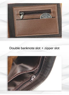 MenBense Classic Men's Business Wallet - Premium Leather Multi-Function Card Holder  - Image 3