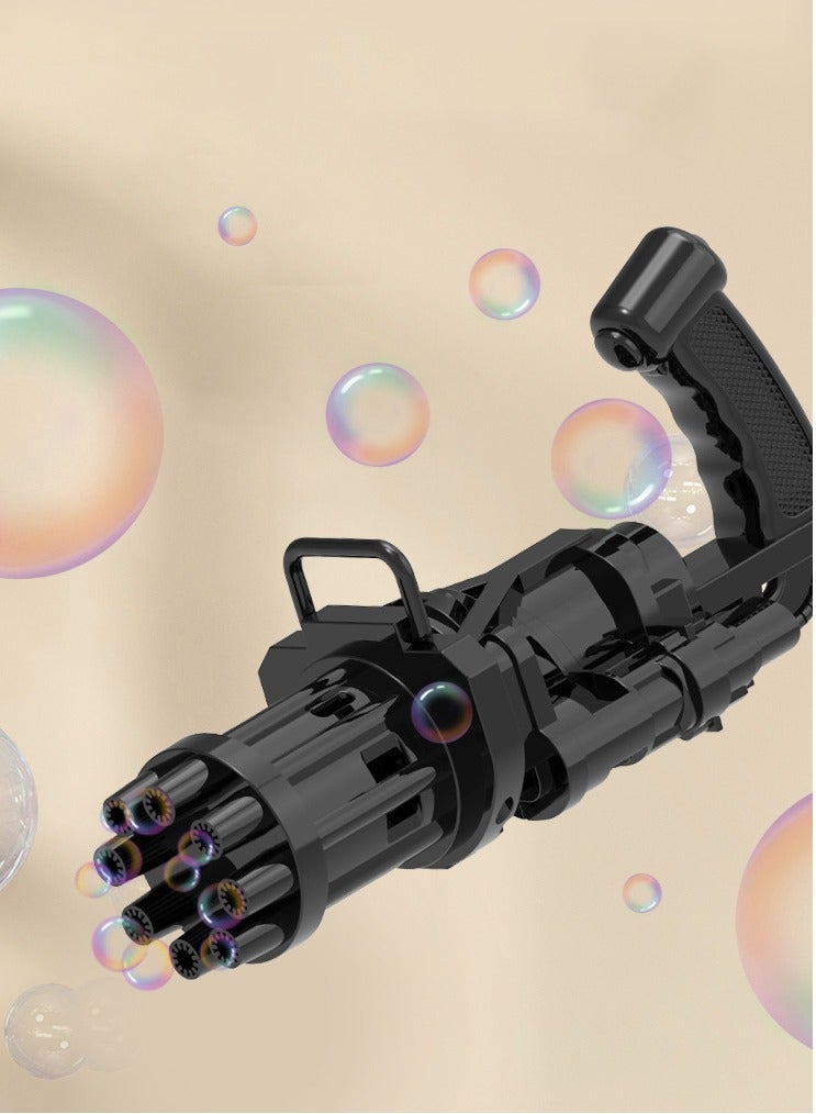 SYOSI Bubble Machine Cool Toys Gift Hole Huge Amount Automatic Bubble Maker Kids Bubble Machine Outdoor Toys for Boys Girls Age 3+ Bath Toys for Indoor Outdoor Black - Image 3