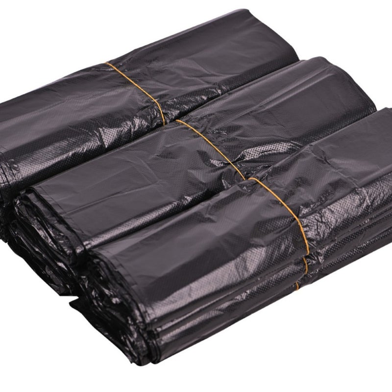 حقيبة بلاستيكية سميكة من نوع سترة للاستخدام المنزلي خاصة بالطبخ، حقيبة قمامة بلاستيكية من نوع سترة قابلة للاستخدام مرة واحدة باللون الأسود - Image 1