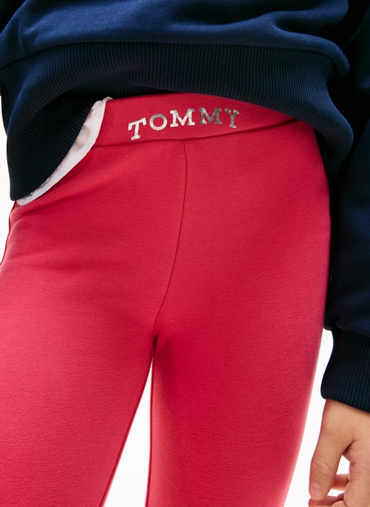 تومي هيلفيغر بنطلون ليجنز بناتي تومي فليير - Image 3
