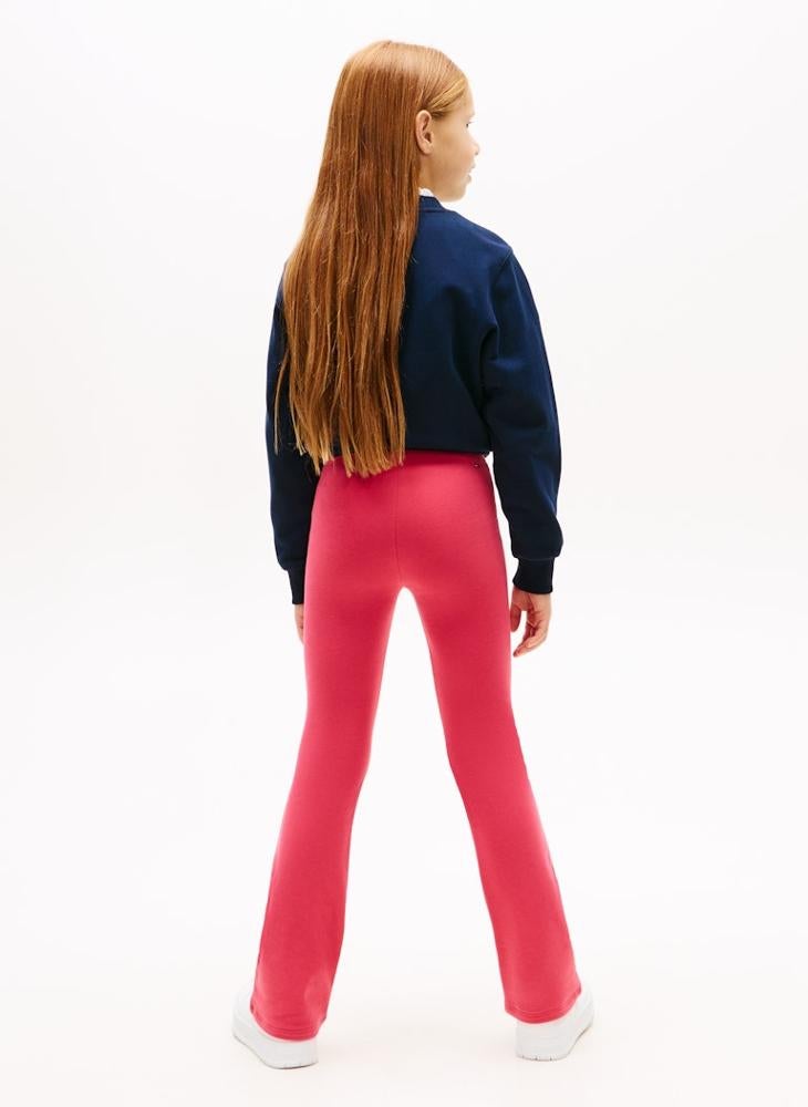 تومي هيلفيغر بنطلون ليجنز بناتي تومي فليير - Image 2