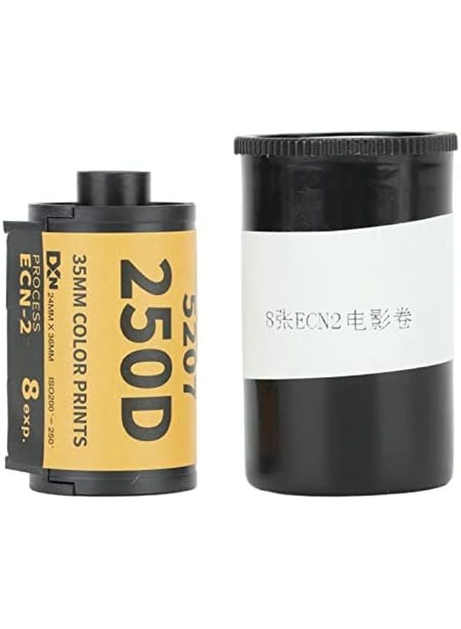 فيلم ملون مقاس 35 مم 8 أوراق حساسية ضوئية 200-250 درجة عملية ECN 2 لكاميرا 135 - Image 2